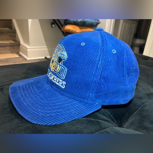 Vintage Corduroy Hat — Winnipeg Blue Bombers Cap - Picture 3 of 10